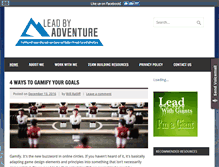 Tablet Screenshot of leadbyadventure.com